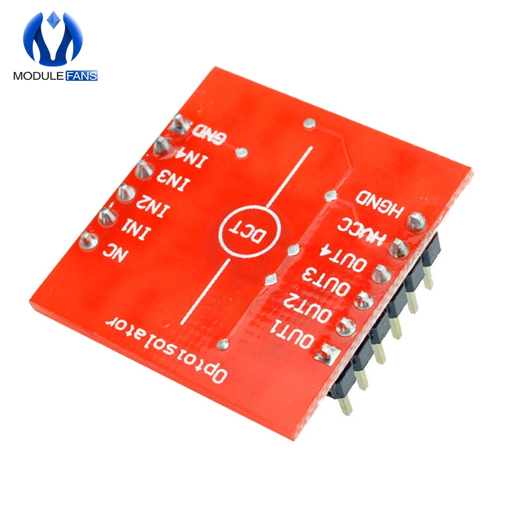 TLP281 4 CH 4-канальный оптоизолятор IC модуль для Arduino Плата расширения высокий и низкий уровень оптопара изоляции 4 канала
