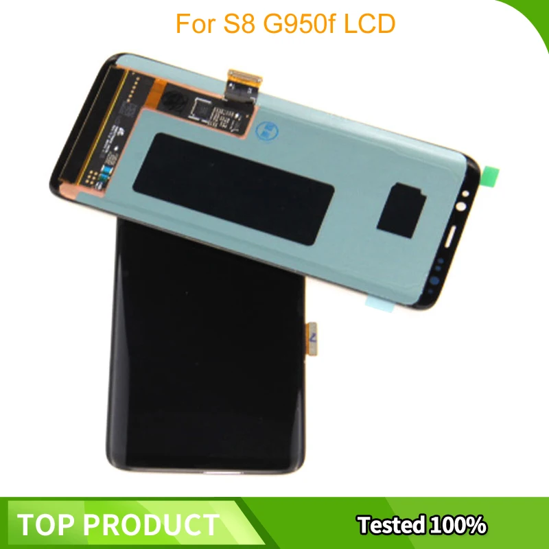 ЖК для SAMSUNG Galaxy S8 дисплей G950 G950F кодирующий преобразователь сенсорного экрана в
