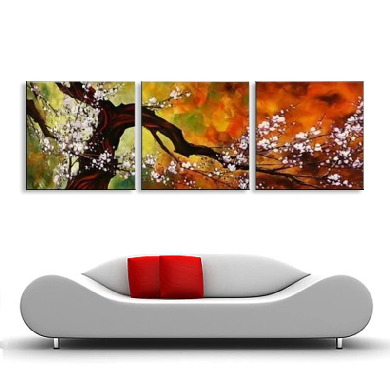 

oil painting Abstract oil painting hand painted flower oil painting living room bedroom restaurant use Decorative DY-046