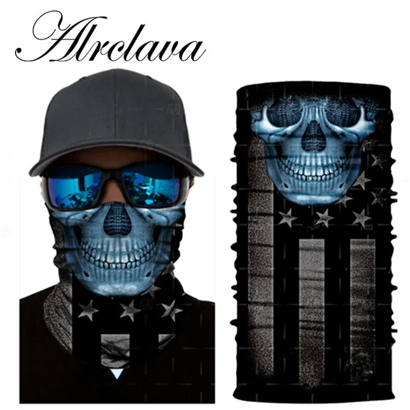 Скелет серии клоун Бандана Балаклава Открытый Охота дыхание мотоцикла Велоспорт