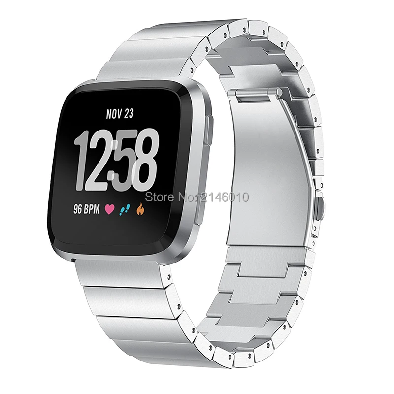 Ремешок из нержавеющей стали для наручных часов Fitbit Versa/Versa lite Edition/Versa Special Edition |
