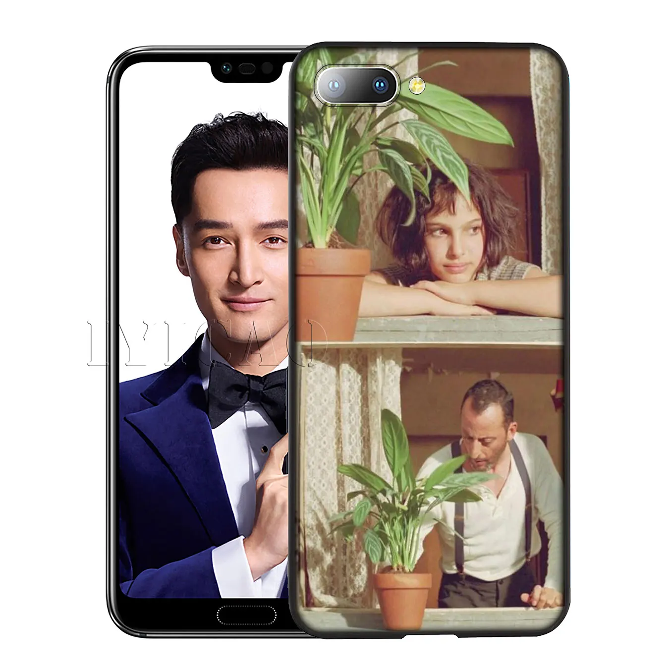 Силиконовый мягкий чехол IYICAO Leon и Matilda для Huawei Y7 Y6 Prime Y9 2018 Honor 8C 8X 8 9 10 Lite 6A 7C 7X 7A