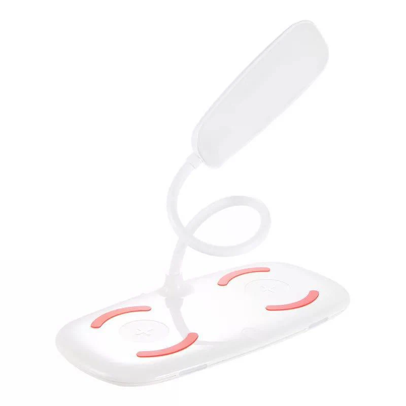 Универсальный Dimmable Felixable лампа QI dual для iPhone Xs/XR/X samsung xiaomi phone Беспроводная Быстрая зарядка Pad зарядная станция Док-станция Подставка - Тип штекера: Универсальный