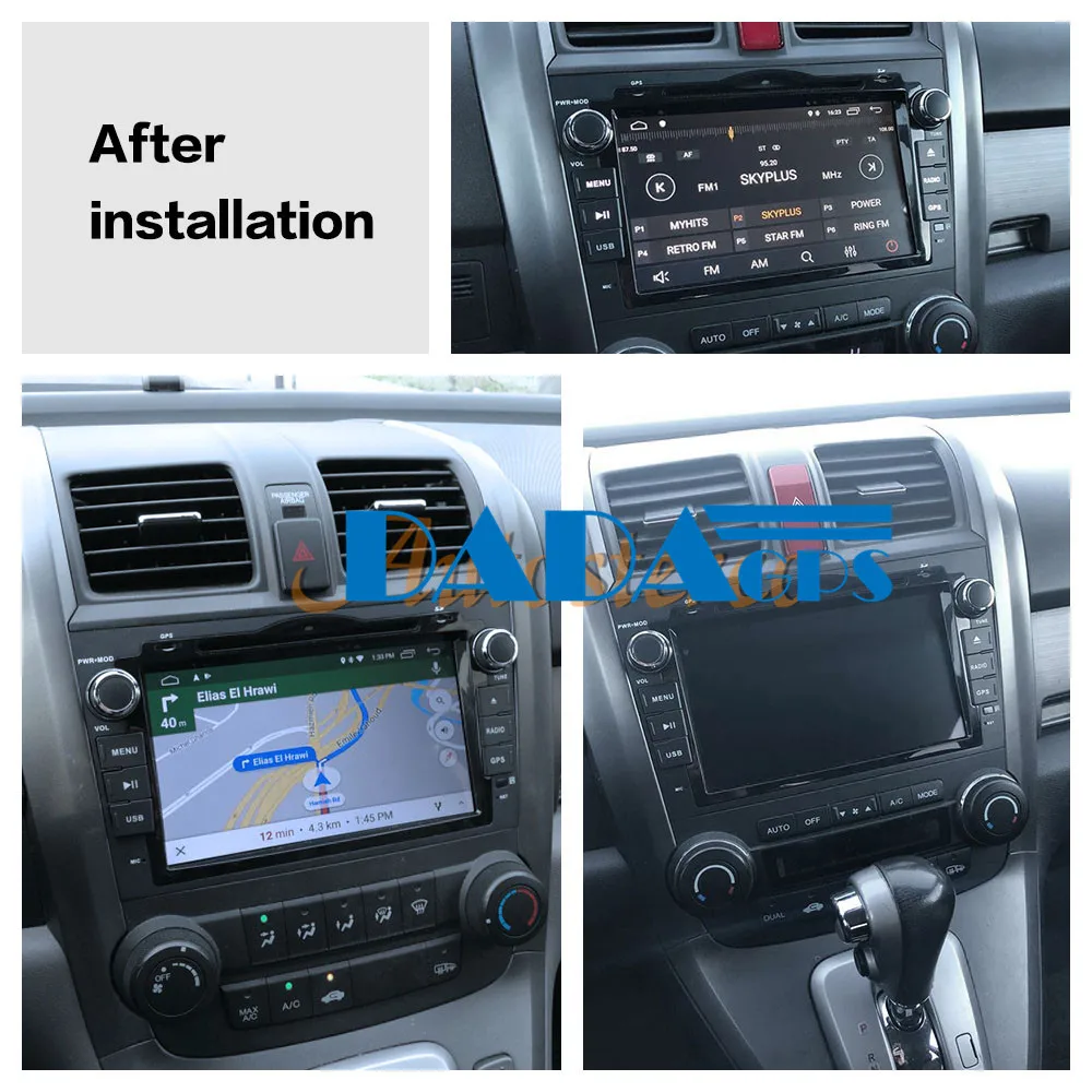 2 Din Android 9 0 4 64 Гб Встроенный DSP автомобильный DVD плеер мультимедийное радио для Honda