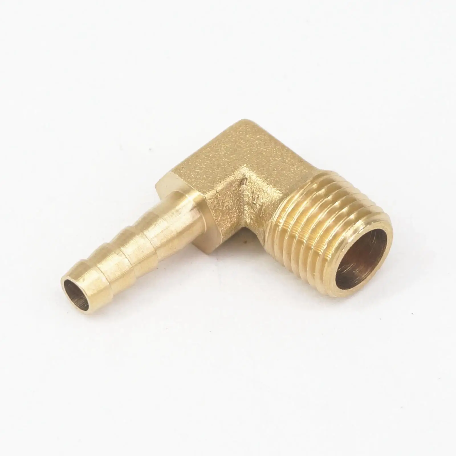 Лот 2 шлангов I/D 6 мм x 1/4 "BSP штыревой резьбовой локоть латунный соединитель муфты