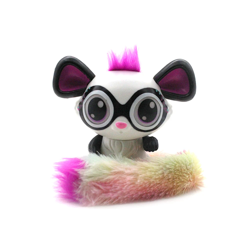 Милая плюшевая игрушка Acousto-optic Touch Interactive Pet волшебный цвет хвост фигурка лисы детские развивающие игрушки рождественские подарки для детей