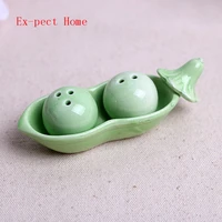 200set400pcs two peas in a pod wedding gift ceramic salt pepper shakers with gift box dhl fedex free shipping