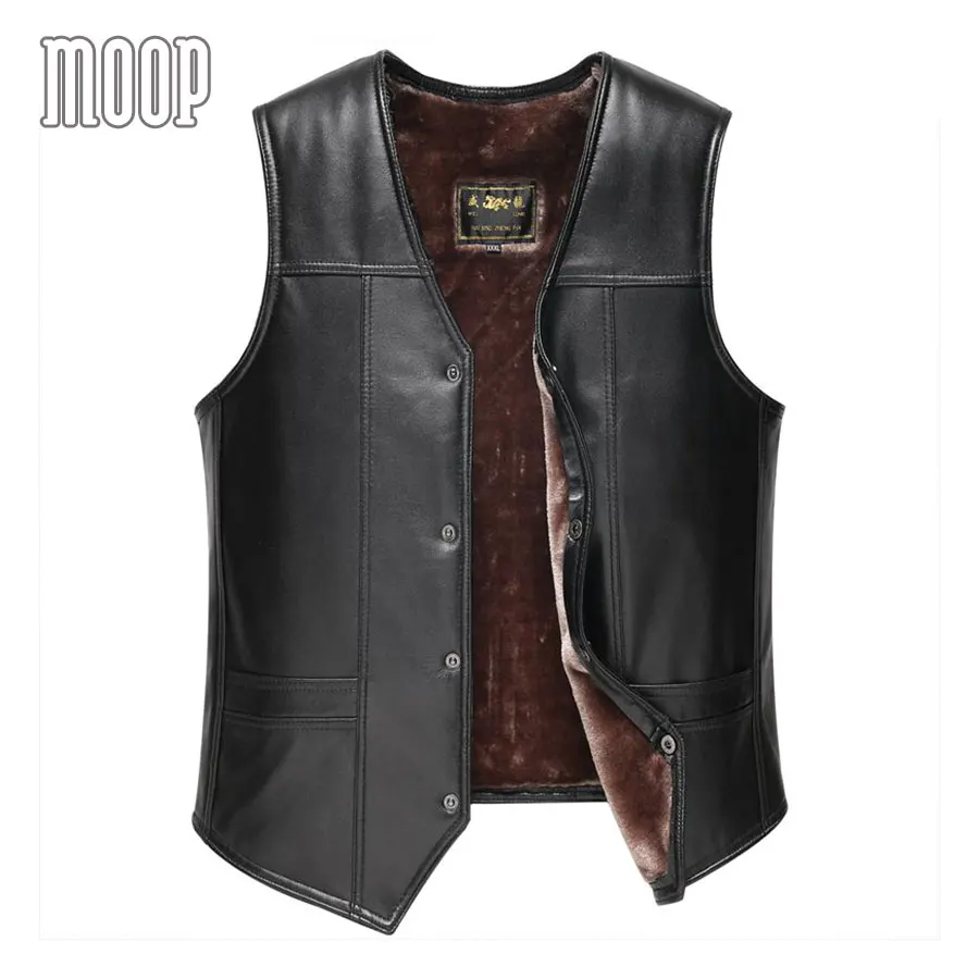 Жилет мужской из натуральной кожи 100% ягненка на флисе|jacket casual|jacket fashion for menjacket shoes |