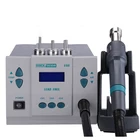 Оригинальная паяльная станция QUICK 861DW с термофеном, 1000 Вт, бессвинцовая паяльная станция с микрокомпьютером для переделки температуры горячим воздухом