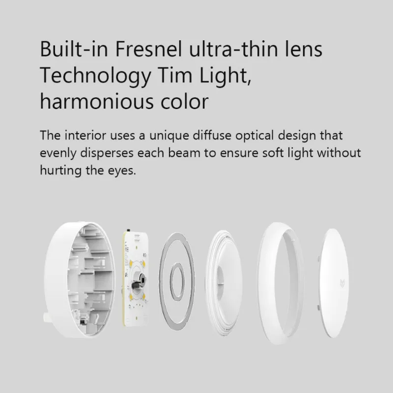 Оригинальный индукционный ночник Xiaomi mijia Yeelight светодиодная лампа YLYD03YL для