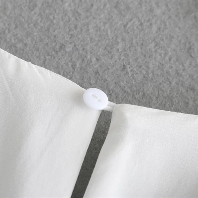 Для женщин белое Летнее мини-платье с оборками рукавом шнурок талии глубоким