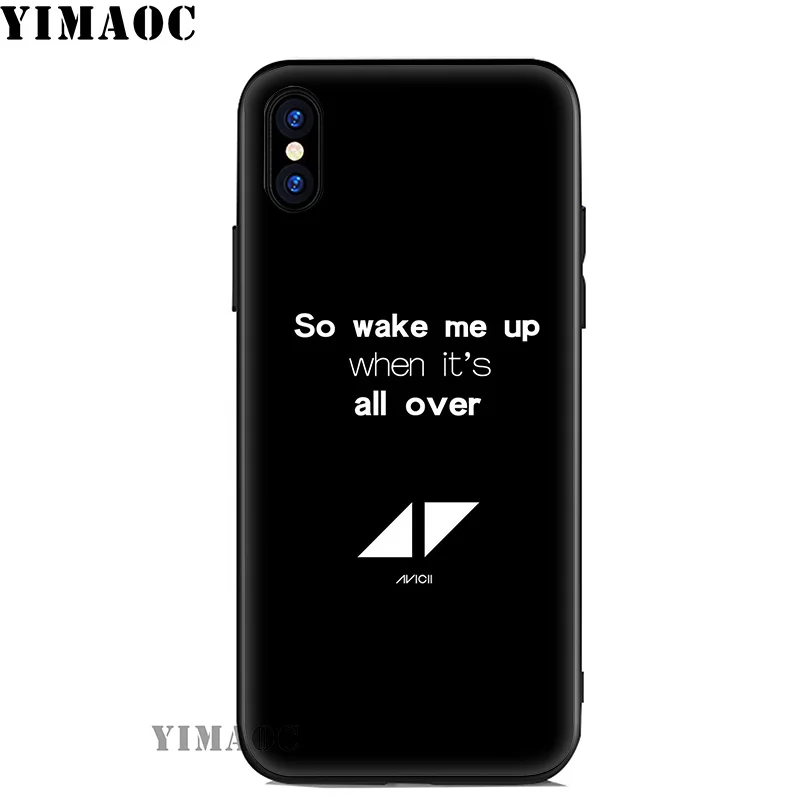 Мягкий силиконовый чехол YIMAOC avicii DJ для iPhone 11 Pro Xr Xs Max X или 10 8 7 6 6S Plus 5 5S SE |