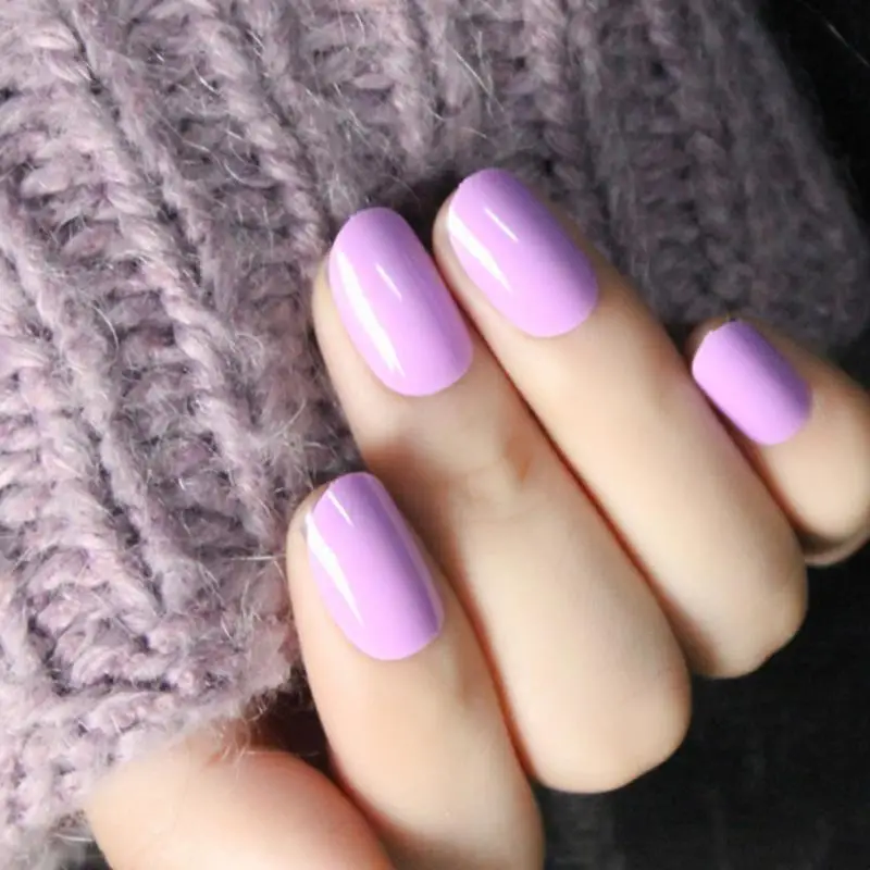 500 шт. круглые Поддельные Nail Art Советы Coloful Ложные tipspolish УФ гель Стикеры Декор