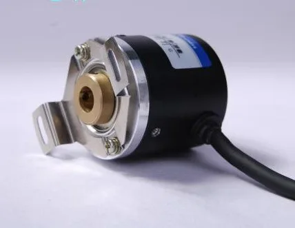 Free shipping Hollow shaft photoelectric rotary encoder ZKP3808 1024 pulse 1024 wire ABZ three phase 5-24V Module Sensor