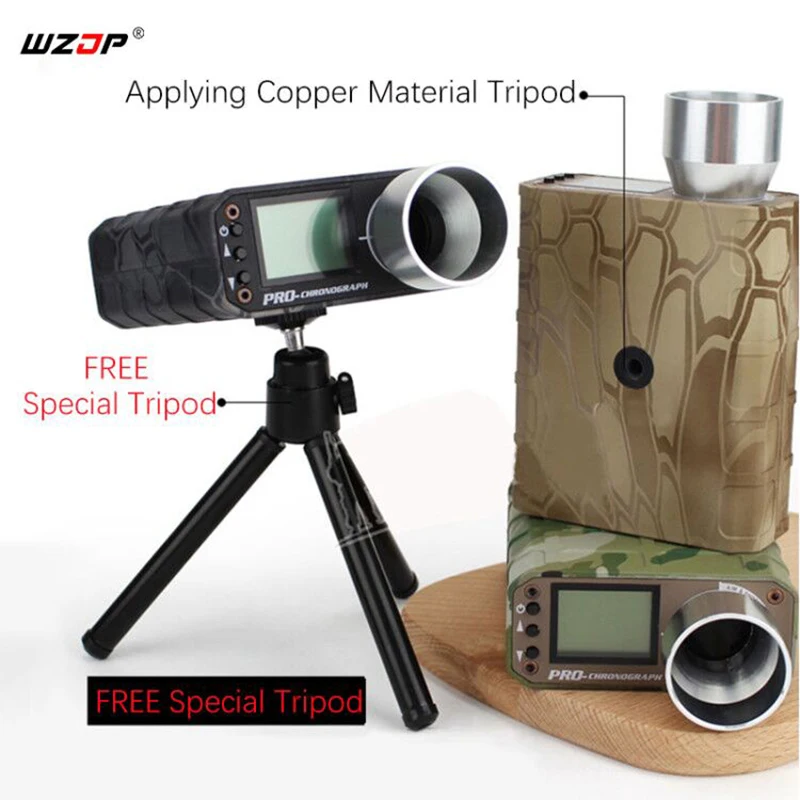 Цифровой тахометр WZJP с чипом тактический хронограф улучшенный тестер скорости