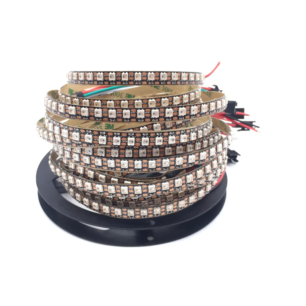 Высокая плотность адресуемых полосы 144 светодиодный s/M SK6812 5V светодиодный пиксельный ленты RGB 3535 SMD ST617