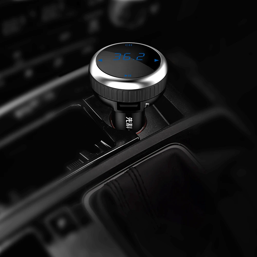 AOSHIKE миниатюрный fm передатчик Bluetooth модулятор Hands Free автомобильный комплект с