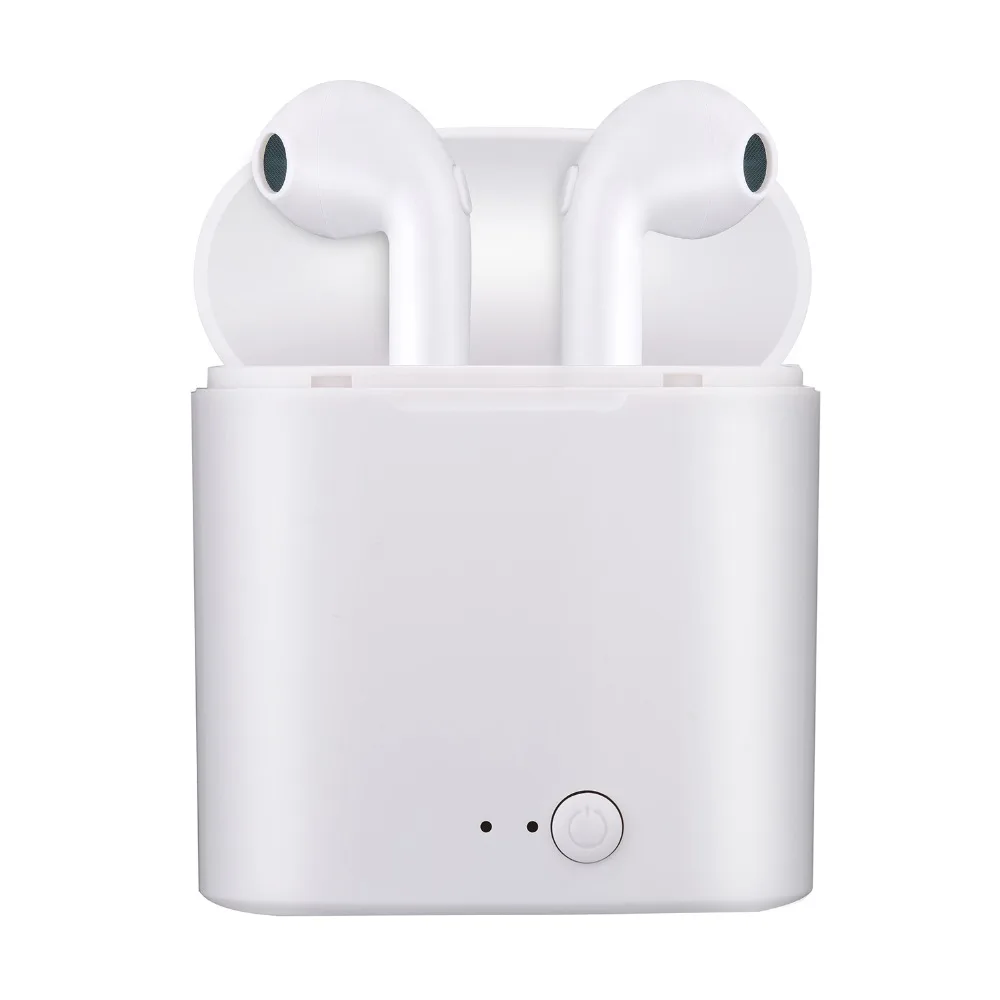 2019New i7s СПЦ Bluetooth наушники Беспроводной гарнитуры стерео вкладыши с загрузочной