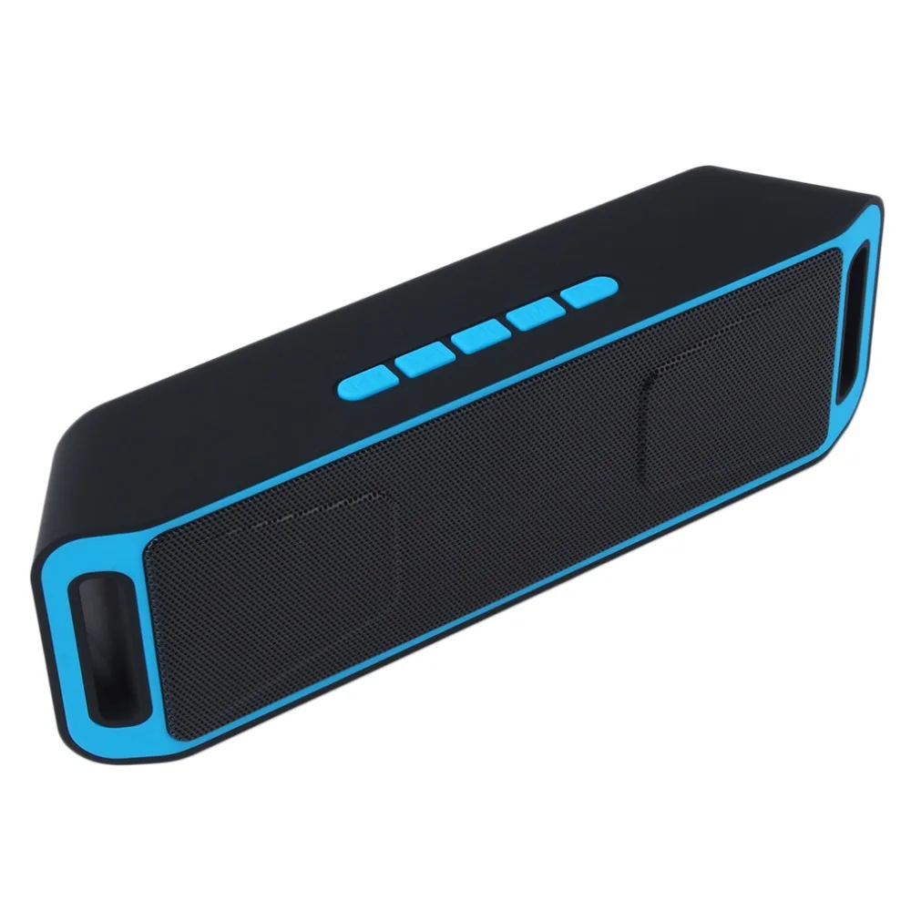 Беспроводной динамик Bluetooth ручной работы портативный тяжелый бас с FM для