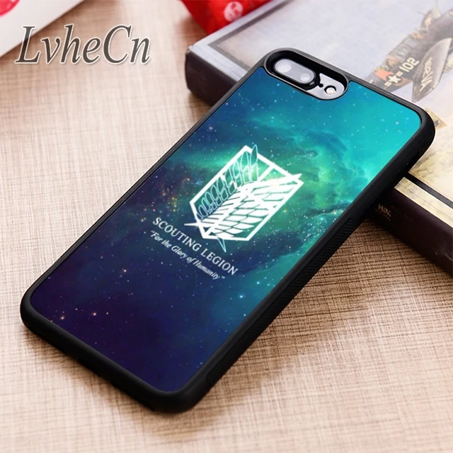 LvheCn чехол для телефона атака на Титанов iPhone 5 6 6s 7 8 plus X XR XS max 11 12 Pro Samsung Galaxy S7 S8 S9 S10 |