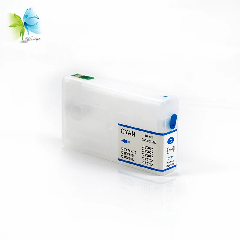 Winnerjet 5 комплектов 4 вида цветов T6781 пустой многоразовый картридж для принтеров Epson