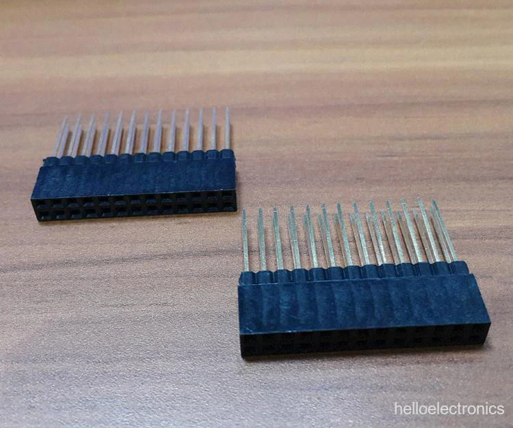 Hellotronics 5 шт./лот Штабелируемый разъем для Raspberry Pi-сверхвысокий 8 5/2 5/14 мм 0 1 дюйма