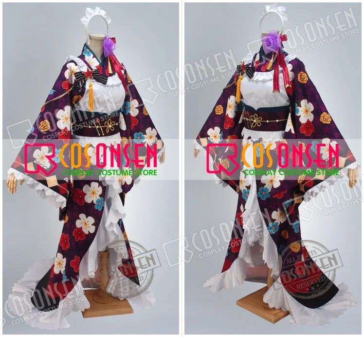 COSPLAYONSEN Love Live! Косплей-костюм Toujou Nozomi Taisho Romance Ver | Тематическая одежда и униформа