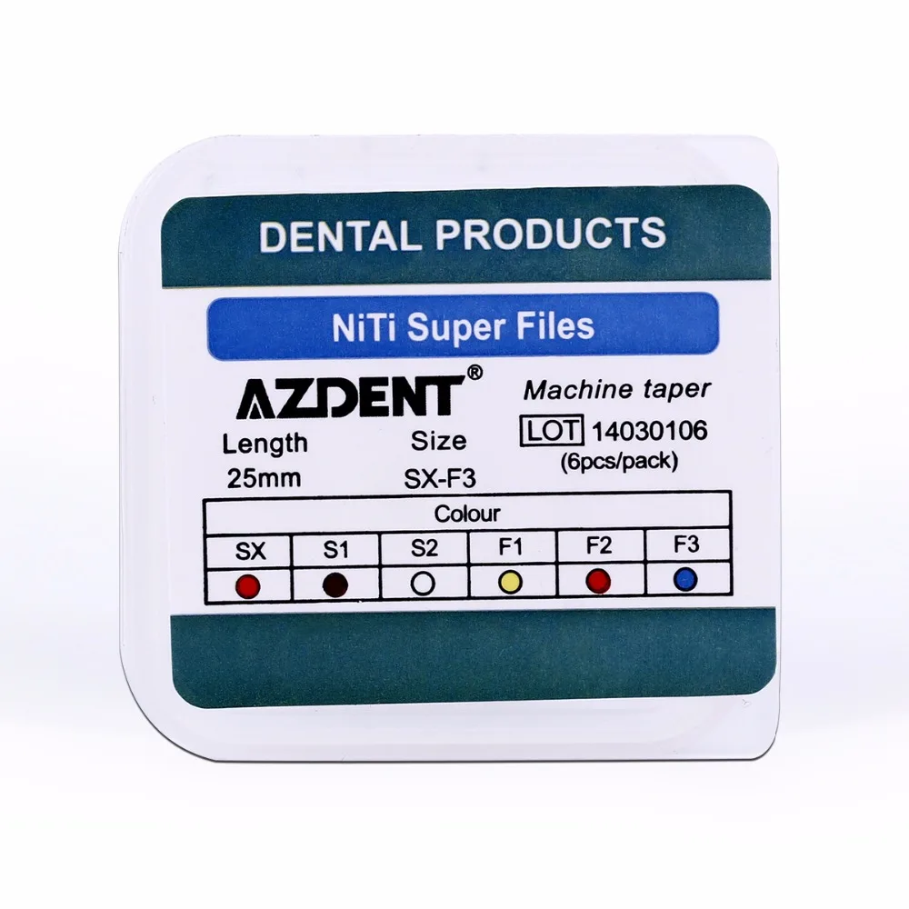Стоматологический двигатель AZDENT 6 шт./коробка использование NiTi супер ротационный