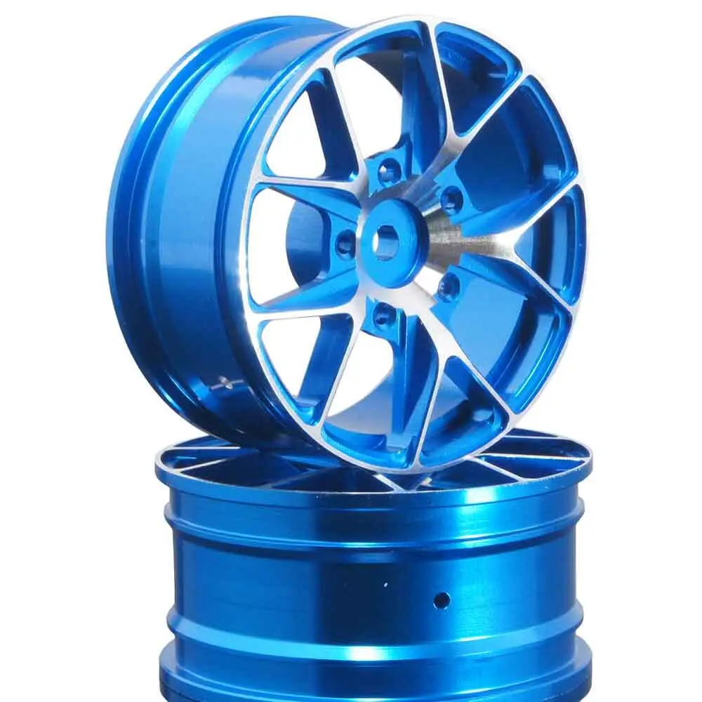 

4PCS Aluminum Alloy 1.9 inch Wheel Hub 52mm Dia Tire Rim f RC 1/10 Car 94122 94123 CS D4 TT02 HSP HPI On-road Drift Climbing