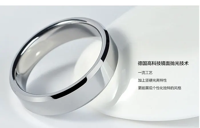 MOREDEAR высококачественное серебряное титановое кольцо 6 мм|titanium ring|ring ring6mm titanium ring |