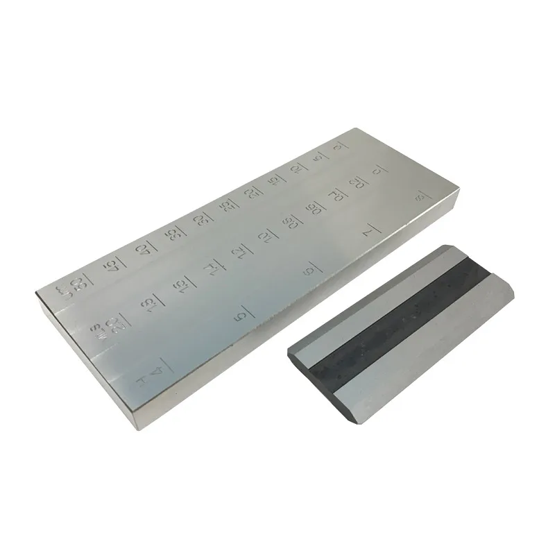 

Pushen Fineness of Grind Gauge Scraper 0-50um Double Groove Coating Scraper Fineness Meter