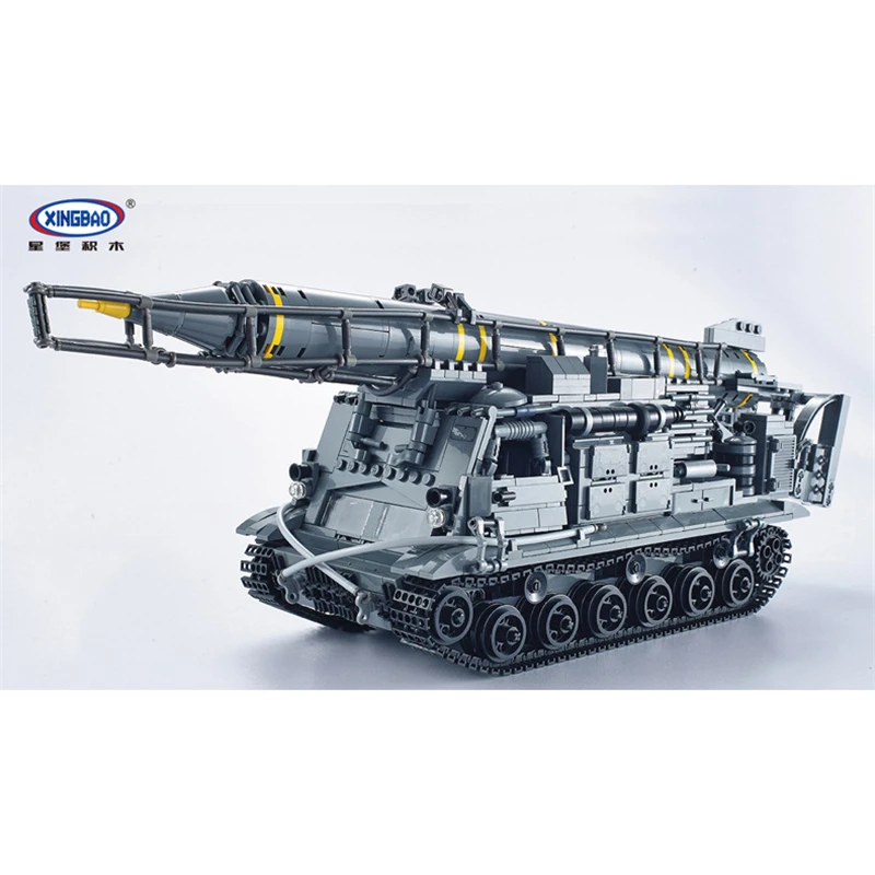 Xingbao 06005 1750 шт. военное оружие серии 8U218 TEL 8K11 набор строительных блоков Кирпичи для