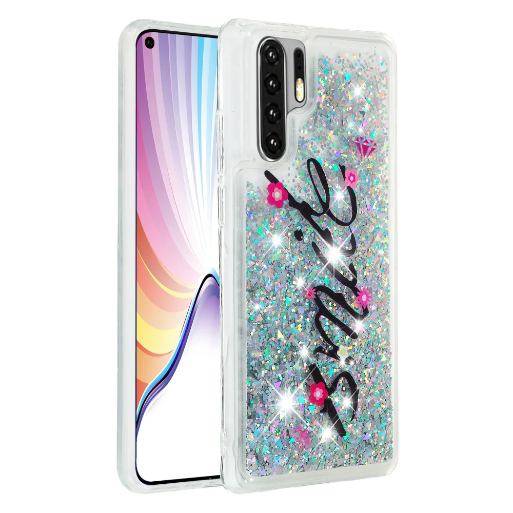 Модная мультфильм картина подходит для huawei P30 Pro динамический песок против