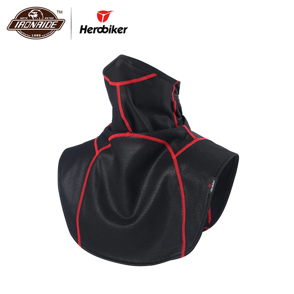 HEROBIKER мотоциклетная маска для лица ветрозащитная осенне зимняя теплая флисовая
