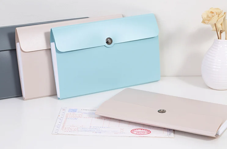 A5 Document Bill Invoice Management Pack Display File Expanding Folder Paper Classification 8grid Package Wallet Filing Products |