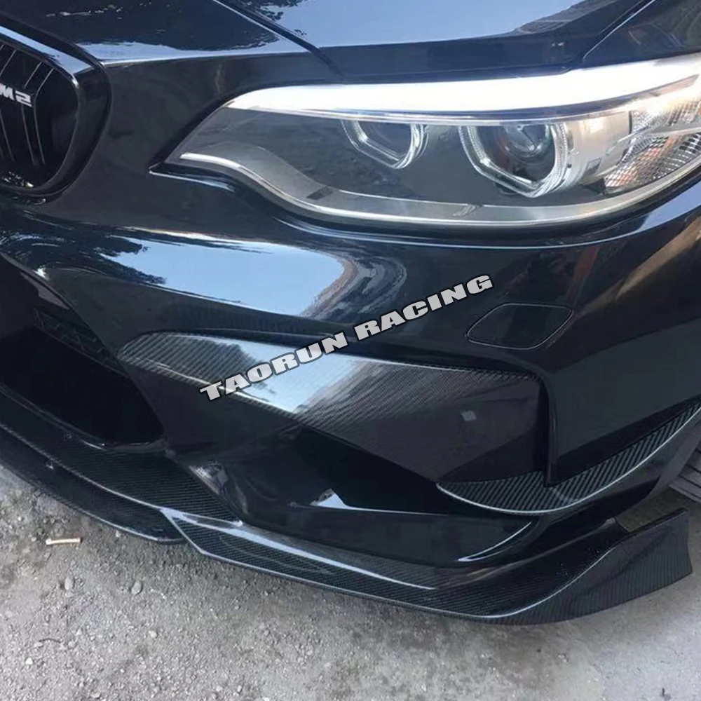 Передний бампер M2 из углеродного волокна боковой разветвитель фартук для BMW F87 Coupe