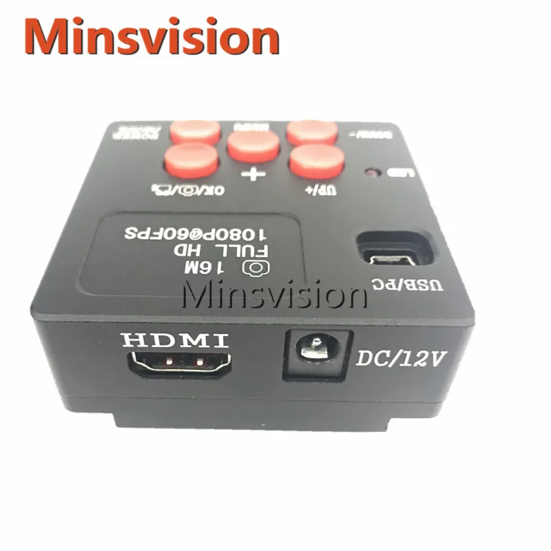 HDMI цифровой промышленный микроскоп камера 20MP 1/3 &quot60F/S видео C-MOUNT объектив |
