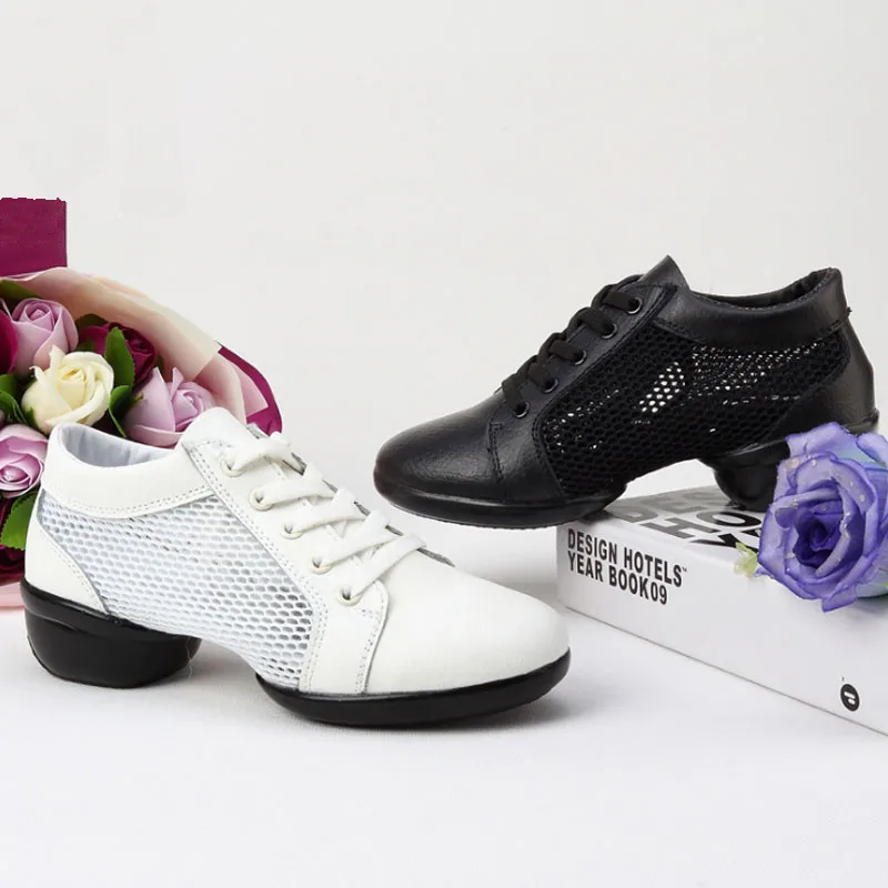 MoveFun/2017 дышащие Танцевальные Кроссовки обувь для джаза женская танцевальная с