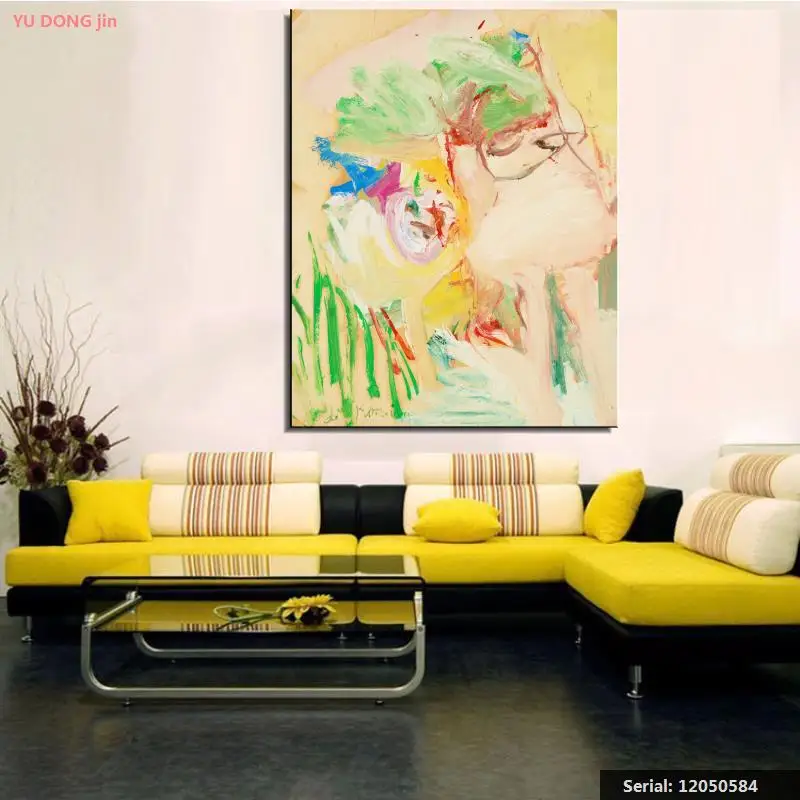 Классическая масляная живопись William de Kooning рисование искусство спрей холст без