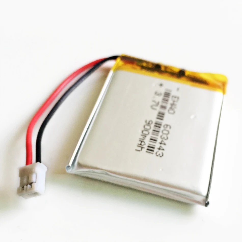 603443 JST PH 2 0 мм 2pin 900 мАч литий-полимерная аккумуляторная батарея 3 7 В для MP3 GPS