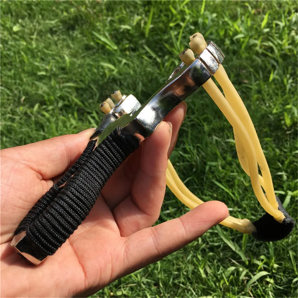 Новинка 2019 мощная охотничья Рогатка Резиновая лента трубка катапульта