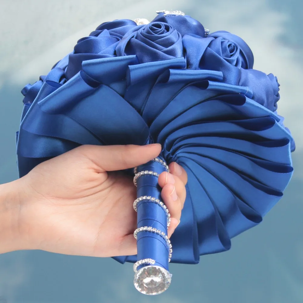 WifeLai-A Royalblue заводская настройка Свадебный букет невесты Прямая поставка Пром