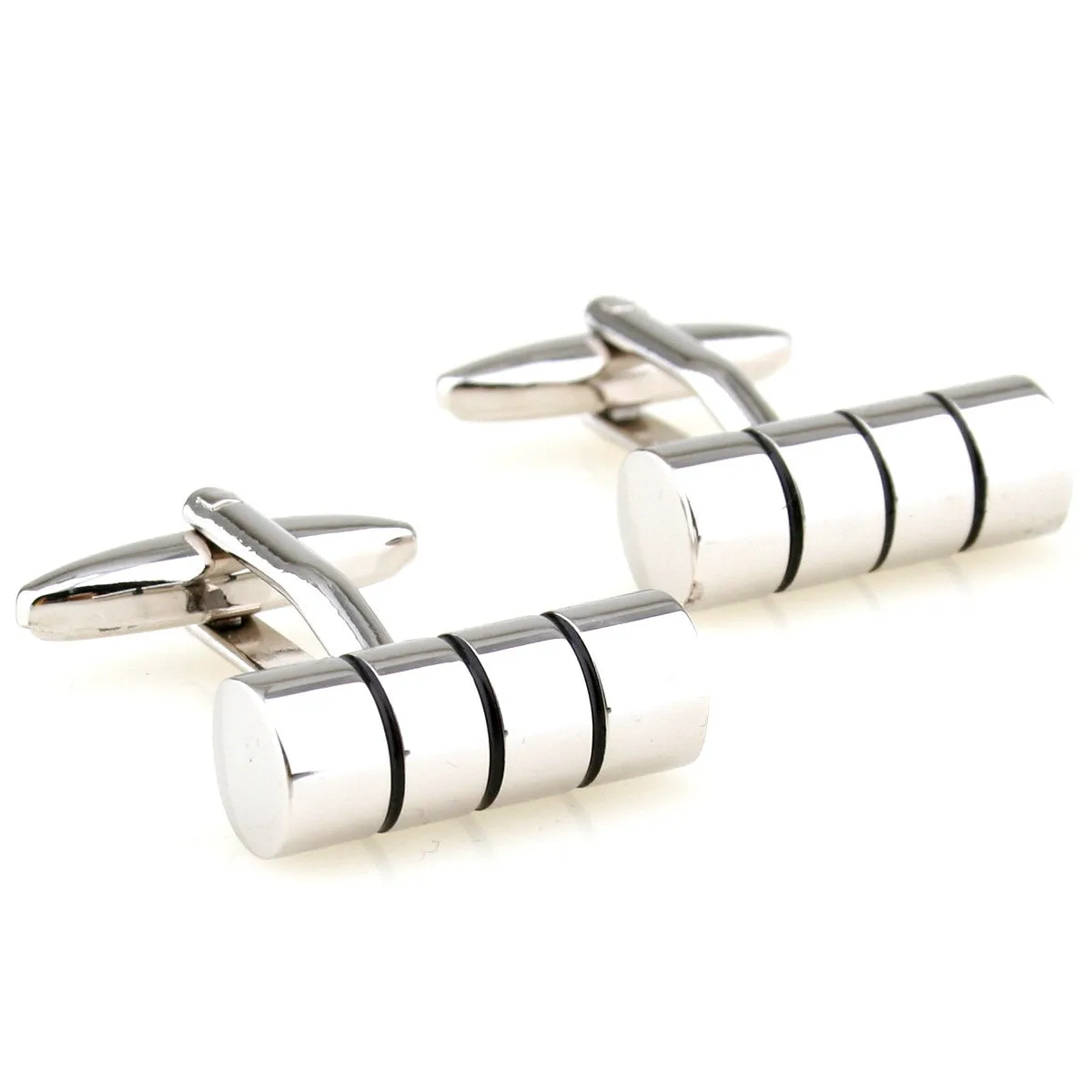 Cufflinks Retail Brief cylindrical French shirt cufflinks nail sleeve 170235 free shipping+free gift box