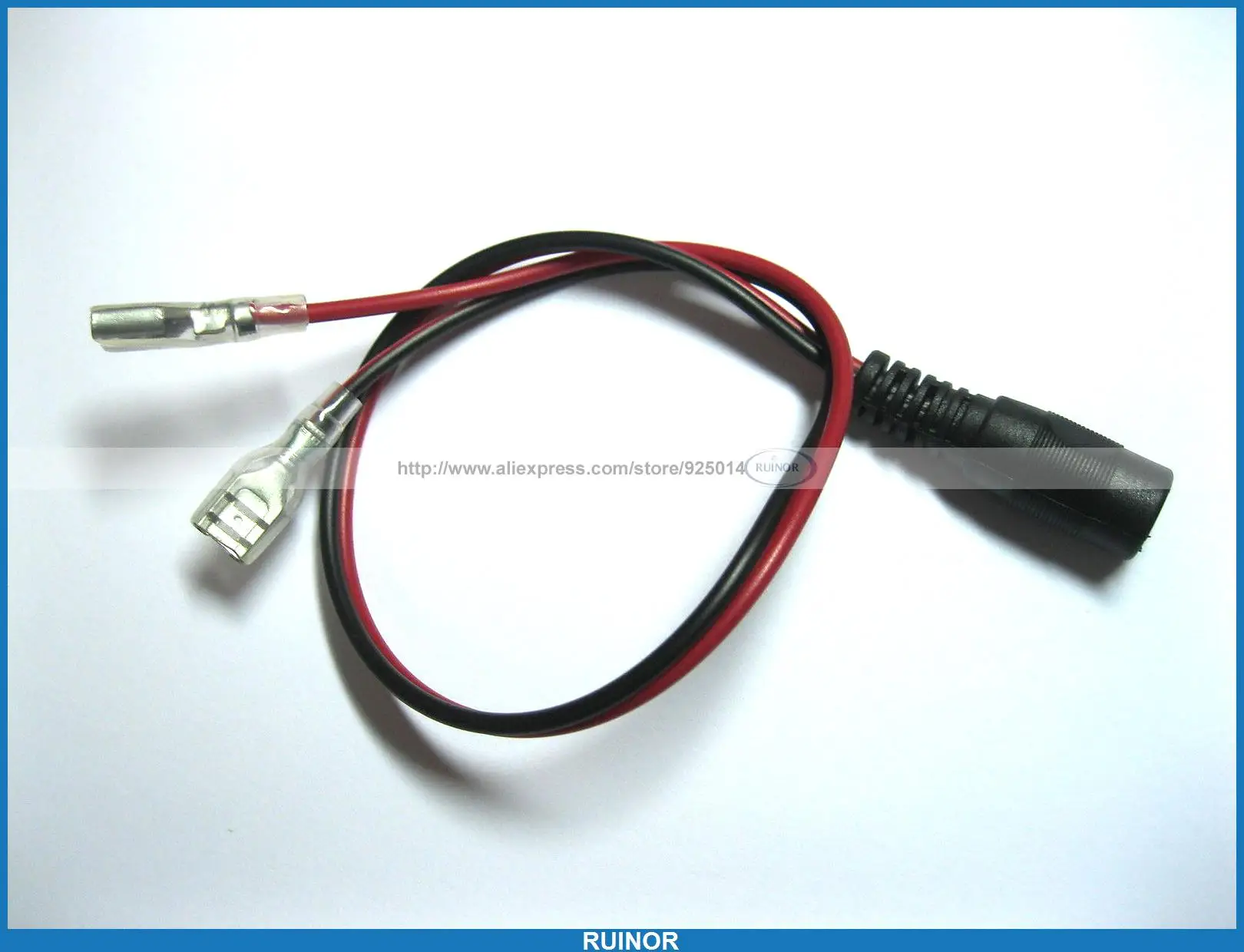 

20 Pcs DC Power 5.5 x 2.1mm Female Jack Connector to Dual Electrode Clip Cable