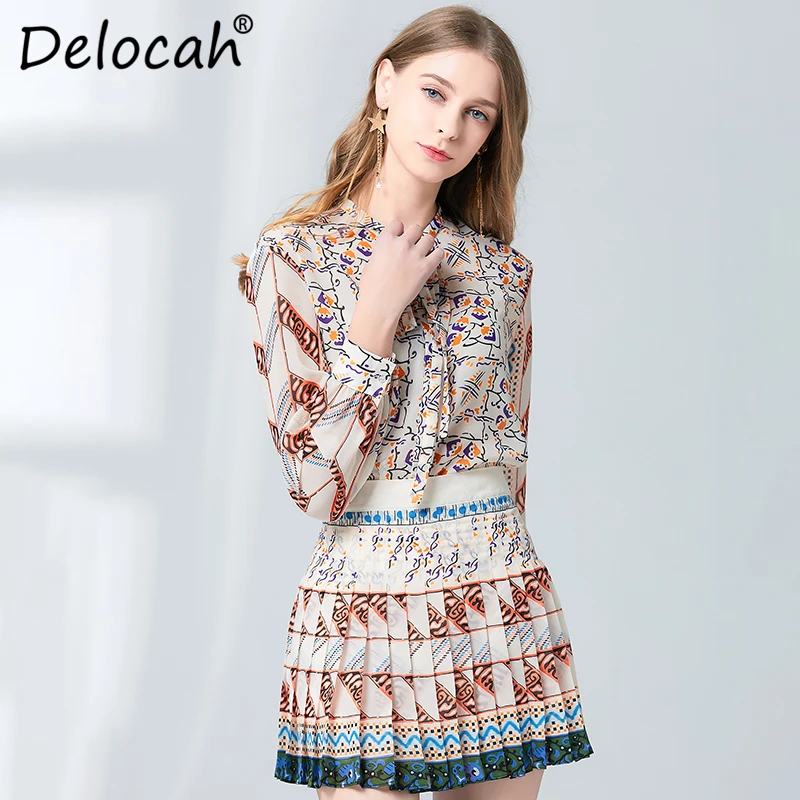 Delocah/весенне летнее женское платье модный дизайнерский костюм пальто с длинным