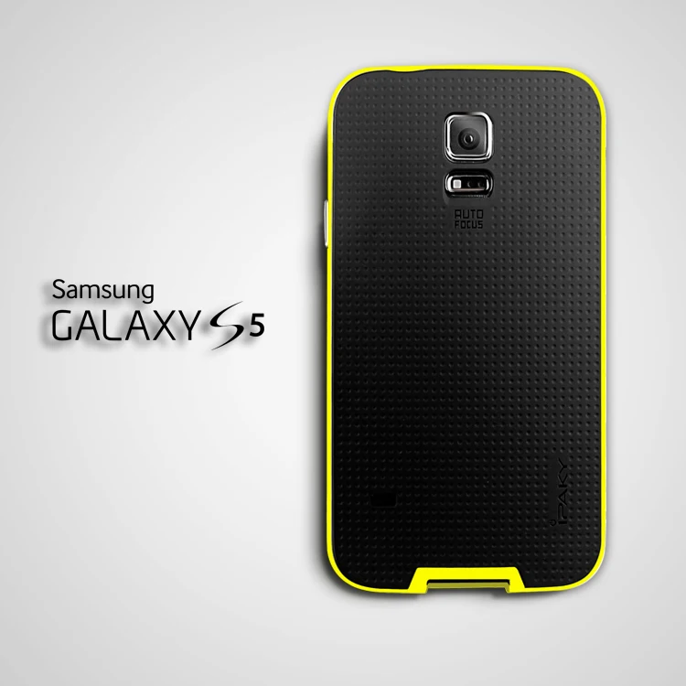 Ipaky Новый Бренд Двойной Слой Нео Броня Чехол для Samsung Galaxy S5 Мода Гибридный Тонкий