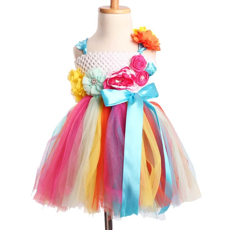 Candy Bright Color Girls Tutu Dress with Headband Spring Summer Short for Photography Prop Birthday Party TS097 | Детская одежда и