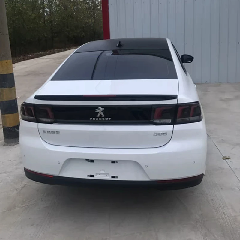 Для Peugeot 308 спойлер 2016-2018 высокое качество абс материал Автомобильный задний
