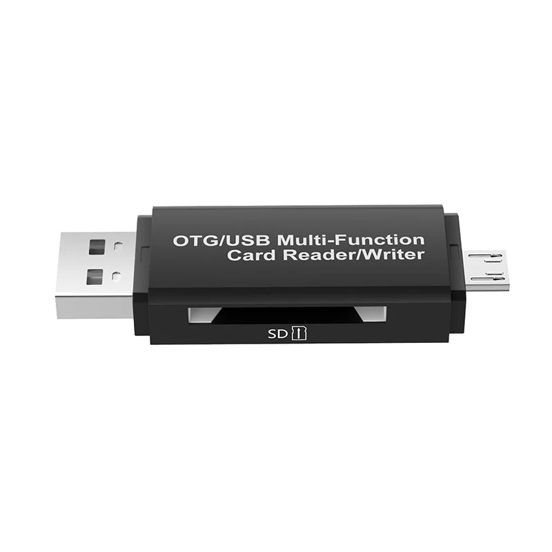 USB 2,0 OTG Micro SD/SDXC TF 3 в 1 Кардридер высокоскоростной Универсальный TF/SD для Android Компьютерный удлинитель-переходник адаптер