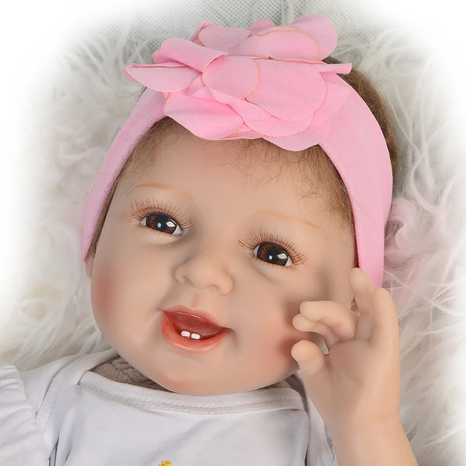 Кукла новорожденная Мягкая силиконовая 55 см|baby reborn dolls|doll rebornreborn dolls |